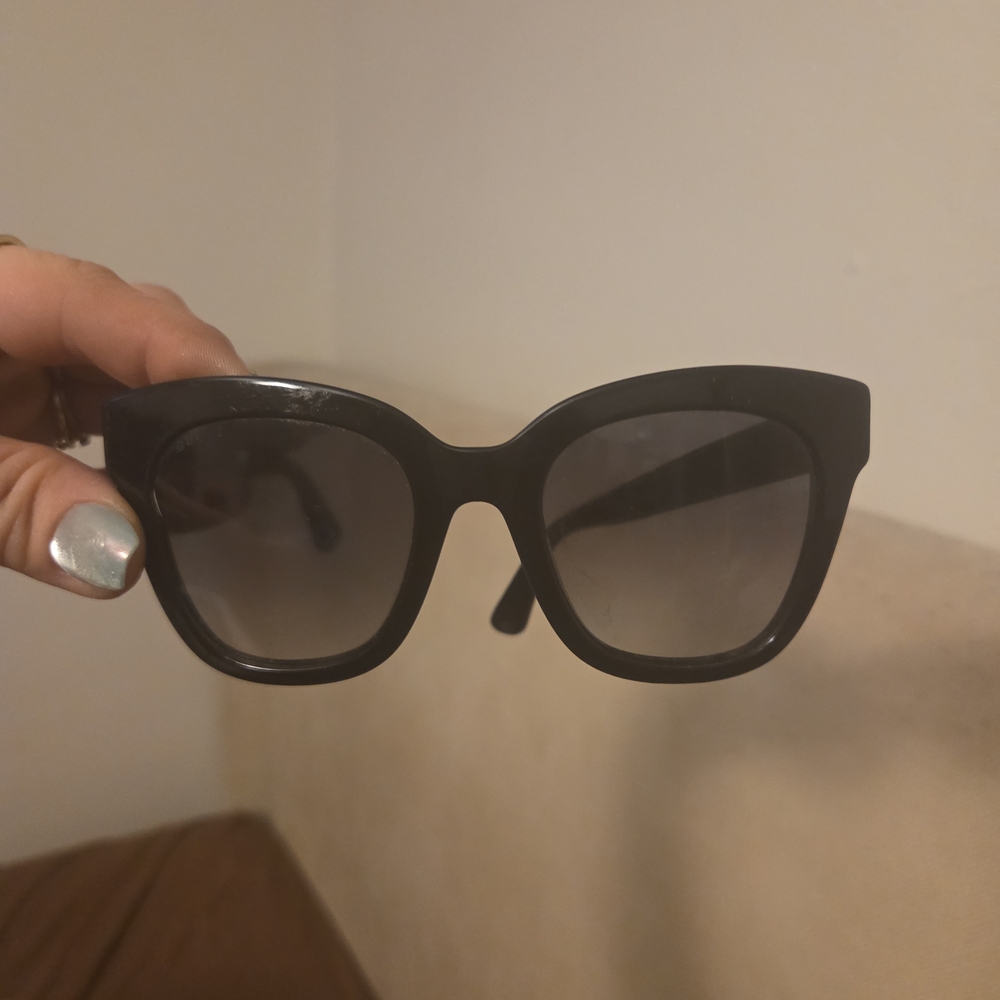 Gucci Black Cat-Eye Sunglasses